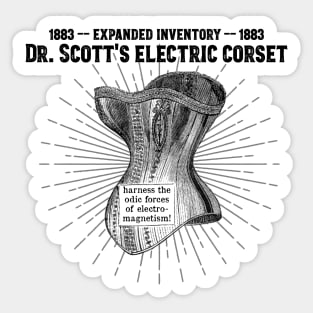 Vintage Electric Corset Sticker